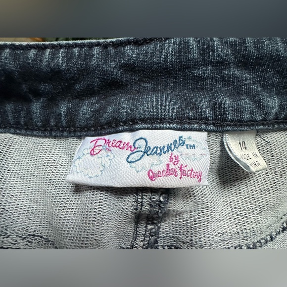 Quacker Factory DreamJeannes Flat Waistband Bootcut Jeans - Size 14 - 
Pre-Loved - Picture 4 of 5